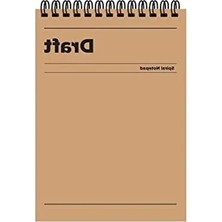 Esranın Dünyası Kahverengi A5 Boyutunda Kareli Bloknot, Not Alma ve Yazma Için