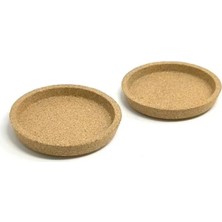 Esranın Dünyası Kahverengi 2'li Mantar Bardak Altlığı