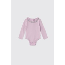 Panço Liberty Kumaş Nakış Detaylı Yenidoğan Body