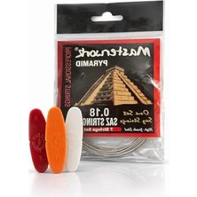 Esranın Dünyası Profesyonel Saz Telleri, 0.18 Kısa Sap ve 3 Adet Tezene Dahil