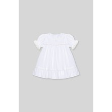 Panço Patachou Kız Bebek Beyaz Elbise