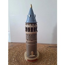 Hediye Seviyorum Galata Kulesi Biblo Bej Orta Boy 29cm