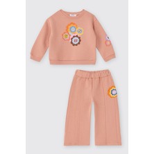 Panço Kız Bebek Sütlü Kahve 2'li Takım