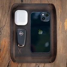 Esranın Dünyası Deri Masaüstü Organizer, Çok Amaçlı Kullanım Için Şık Tasarım