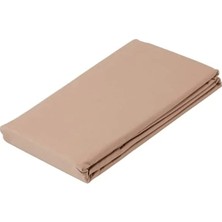 Esranın Dünyası Tek Kişilik %100 Pamuk Düz Çarşaf - Camel Renk, Rahat Kullanım