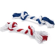 Esranın Dünyası Çift Düğümlü Diş Ipi Köpek Oyuncağı, 62X11X11 Cm, 400 gr