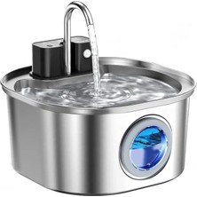 Esranın Dünyası 3.2 Lt Kapasiteli Otomatik Su Sebili, Paslanmaz Çelik ve Şarj Edilebilir