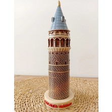 Hediye Seviyorum Galata Kulesi Biblo Bej Küçük 23CM