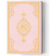 Esranın Dünyası 2 Renkli Orta Boy Kur'an-I Kerim (Miklepsiz) Pembe