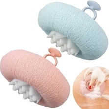 Esranın Dünyası Ayçiçeği Vantuzlu Banyo Seti, 2’li Doğal Lif ve Masaj Aparatı