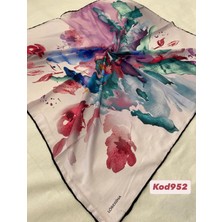 Venossa Dijital Soft Eşarp - El Dikişli