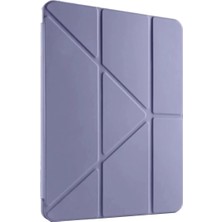 Asnazz Newface Samsung Galaxy X910 Tab S9 Ultra 14.6 Kılıf Kalemlikli Mars Tablet Kılıfı - Lavender