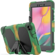 Asnazz Newface Samsung Galaxy T290 Tab A 8 Kılıf Griffin Tablet Kapak - Kamuflaj