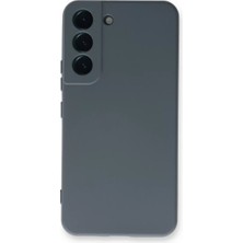 Asnazz Newface Samsung Galaxy S22 Plus Kılıf Nano Içi Kadife Silikon - Gri