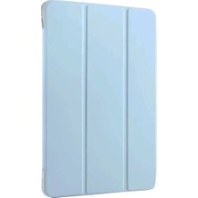 Asnazz Newface Samsung Galaxy X610 Tab S9 Fe Plus 12.4 Kılıf Tablet Smart Kılıf - Mavi