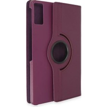 Asnazz Newface Huawei Honor Pad 10 12.1 Kılıf 360 Tablet Deri Kılıf - Mürdüm