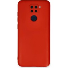 Asnazz Newface Xiaomi Redmi Note 9 Kılıf Nano Içi Kadife Silikon - Kırmızı
