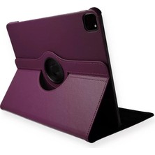 Asnazz Newface Apple iPad Pro 11 (2020) Kılıf 360 Tablet Deri Kılıf - Mürdüm