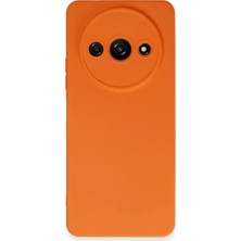 Asnazz Newface Xiaomi Redmi A3 4g Kılıf Nano Içi Kadife Silikon - Turuncu