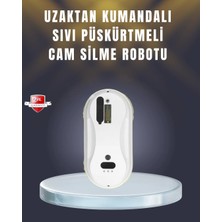 Asnazz 2800 Pa Güçlü Emişli Akıllı Cam Temizleyici Robot