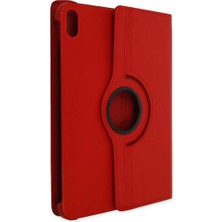 Asnazz Newface Apple iPad 2022 10.9 (10.nesil) Kılıf 360 Tablet Deri Kılıf - Kırmızı