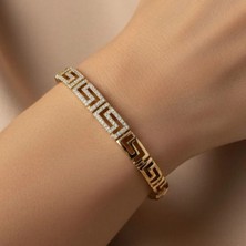 Xuping Jewelry Xupıng Jewelry Labirent Zirkon Taşlı Bileklik