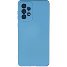 Asnazz Newface Samsung Galaxy A23 4g Kılıf Nano Içi Kadife Silikon - Mavi