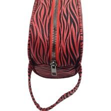 Boldy Kırmızı Tıraş Çantası Seyahat Makyaj Çantası El Çanta Bakım Çanta 26x10x19 cm