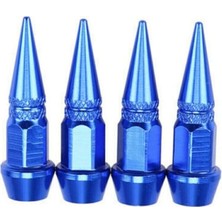 Asnazz Alüminyum Sivri Sibop Kapağı Mavi 4&AMP;#39LÜ 45MM