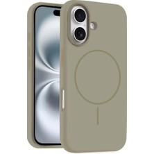 TeknoKapsül Iphone 16 Kılıf Jully Magsafe Kapak - Çöl Titanyum