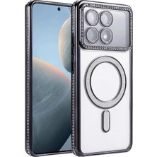 TeknoKapsül Po X6 Joke Simli Magneticsafe Kılıf - Siyah