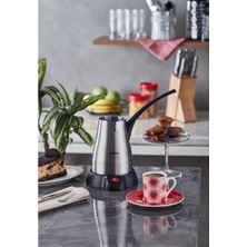 Sinbo SCM-2957 Elektrikli Cezve Kahve Makinesi 400 ml Paslanmaz Çelik Tasarım ile Şık Kullanım