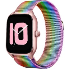 TeknoKapsül Watch 20MM Metal Mıknatıslı Kordon (Saat Değildir) - Gökkuşağı