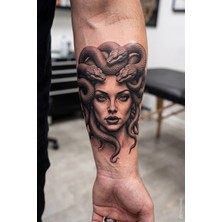 BP Tattoo Medusa Dövmesi Geçici Dövme Tattoo