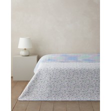 English Home Viola Bloom Tek Kişilik Çok Amaçlı Örtü 160x220 cm Mor