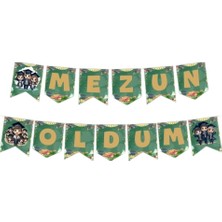 Patladı Gitti Mezun Oldum Banner – Mezuniyet Parti Süsleme
