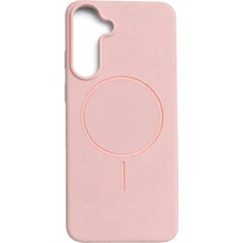 Fenza Samsung Galaxy S25 Uyumlu Içi Kadife Magsafe Wireless Şarj Özellikli Pembe Renkli Telefon Kılıfı