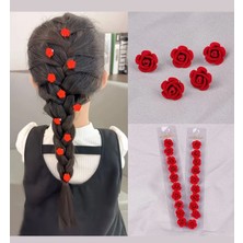 Emk Shop 10'lu Saç Küpesi Saç Halkası Saç Süsleme Boncukları