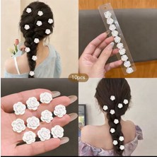 Emk Shop 10'lu Saç Küpesi Saç Halkası Saç Süsleme Boncukları