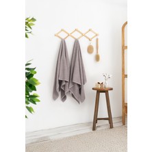 Rikka Home %100 Pamuk Coresoftair™ 2’li Banyo Havlusu Seti (76X137 Cm) – Ekstra Yumuşak & Yüksek Emici