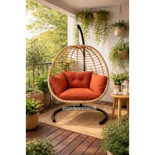 Rattano Garden Tek Kişilik Salıncak Minder Kılıfı
