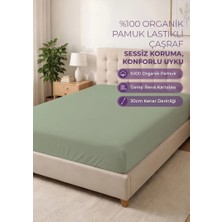 Days In Colours %100 Organik Pamuk Lastikli Çarşaf - 160x200 - Dolmabahçe Serisi