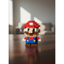 Hk Nova Mario Karakter 3D Yapboz LEGO Seti Çiftler Için Eğlenceli Zaman Geçirme Hediyesi