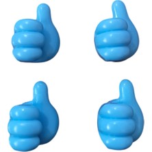 Lims Store Baş Parmak Kablo Tutucu Mavi 4&AMP;#39LÜ