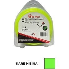 Be-Welt Tırpan Misina Kare- 3.5mm 37 Metre - Yüksek Kalite