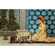 Aden Dijital Dekoratif Osman Hamdi Eseri Kanvas Tablo