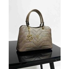 Nakişce Yıldız Detaylı Kadın El ve Omuz Çantası -Günlük Kullanım