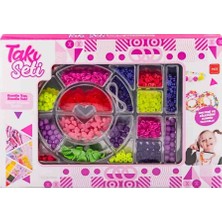 Dolce Mariee Oyuncak Taki Tasarım Seti - Kendin Yap Takı Seti - Çocuklar Için Boncuk Dizme ve Bileklik Yapma Seti