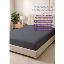 Days In Colours %100 Organik Pamuk Lastikli Çarşaf - 180x200 - Dolmabahçe Serisi