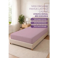 Days In Colours %100 Organik Pamuk Lastikli Çarşaf - 100x200 - Dolmabahçe Serisi